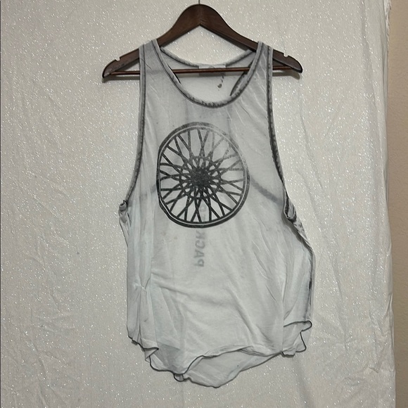 soulcycle Tops - SoulCycle Black and White Sleeveless Cut Out Tank Top